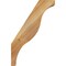 Ekena Millwork 6"W x 16"D x 24"H Funston Rough Sawn Knee Brace, Western Red Cedar BRC06X16X24FST00RWR - alternate 2